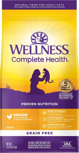 Vista 10 de Wellness, Comida Completa para Gatos, Saludable, Natural, Libre de Granos, Seca.