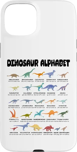 Vista 9 de iPhone 16 Alfabeto de dinosaurio - Tipos de dinosaurios - Estuche de identificación de dinosaurios