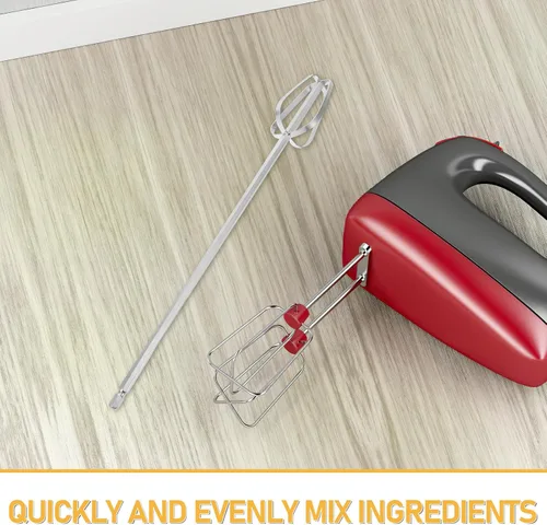 Vista 3 de 3pcs Stainless Steel Hand Mixer Beaters Replacement Attachments Extended Shaft for Electric Handheld Mixer and Drill for Baking and Cooking