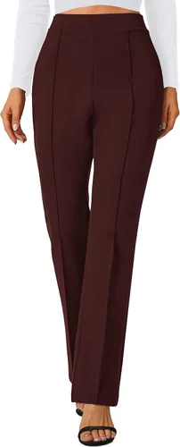 Vista 9 de Urban CoCo Pantalones de trabajo elásticos con corte de bota, pantalones de yoga pequeños para oficina casual