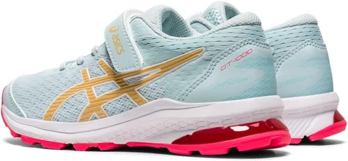Vista 3 de ASICS Tenis de correr preescolar GT-1000 10 para niños Azul Patchwork