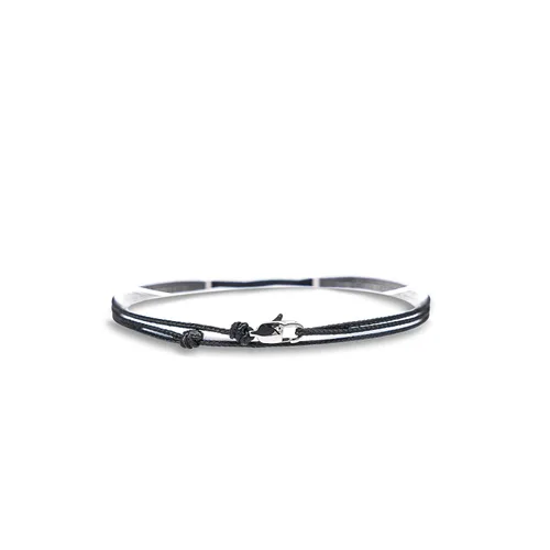 Vista 45 de Made by Nami Surfer Anklet with Snap Hook Clasp Waterproof & Adjustable Thin String Ankle Bracelets for Women and Men Handmade Jewelry for Beach and