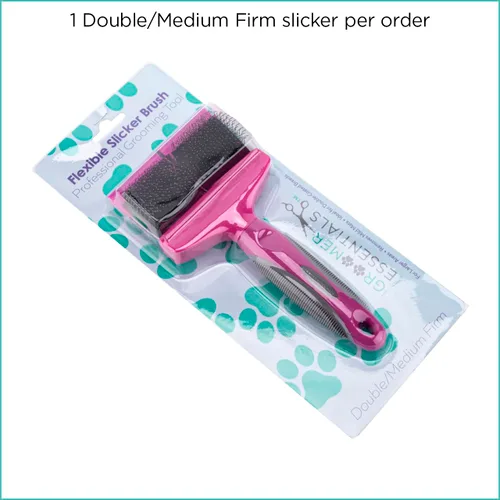 Vista 6 de Groomer Essentials Cepillo flexible para deslizar - Doble/Media Firma