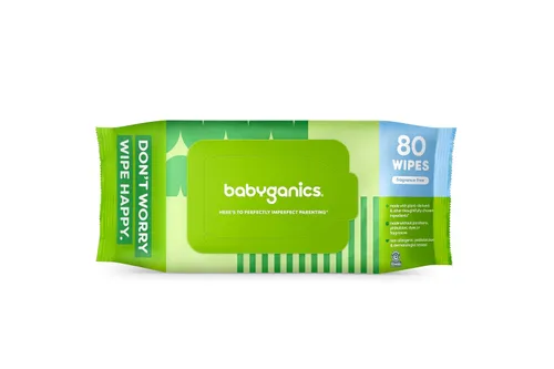 Vista 2 de Toallitas Babyganics húmedas para bebé, sin perfume, el envase puede variar