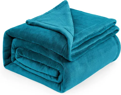 Vista 60 de Bedsure GentleSoft Bedding Manta de Vellón para Niñas y Niños - Mantas Pequeñas Suaves, Acogedoras y Bonitas para Viajes, 43x55 Pulgadas, Blanco