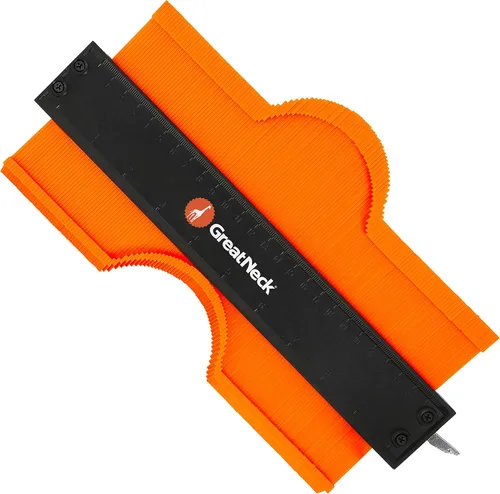 Vista 9 de GreatNeck - Juego de medidores de contorno, herramienta de calibre de contorno de 5 y 10 pulgadas con cerradura, hecho de plástico ABS de alta