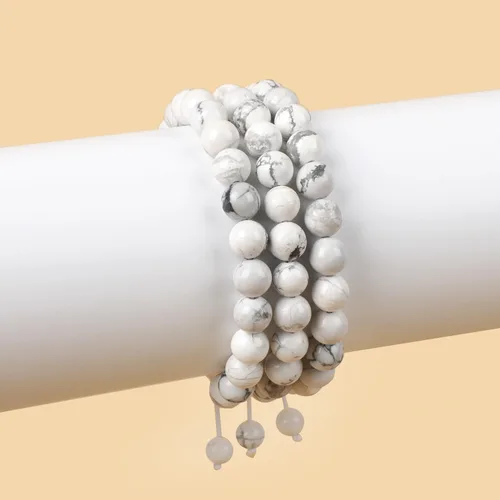 Vista 43 de AD Beads Pulseras de piedras preciosas unisex de 0.315 pulgadas (0.315 in), macramé curativo ajustable de 7 a 9 pulgadas Usa esta pulsera