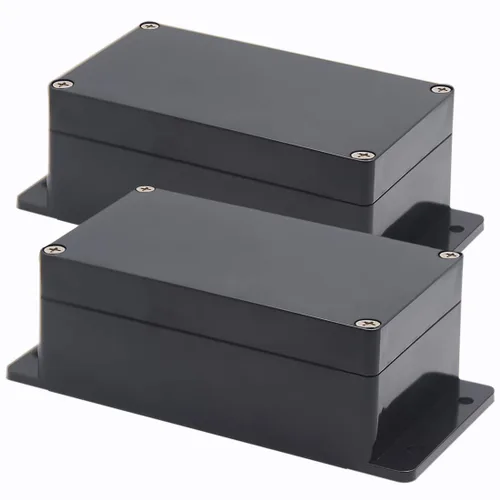 Vista 16 de Zulkit Caja de conexiones de plástico ABS a prueba de polvo, impermeable, IP65, cajas eléctricas universales, carcasa para proyectos con oreja fija