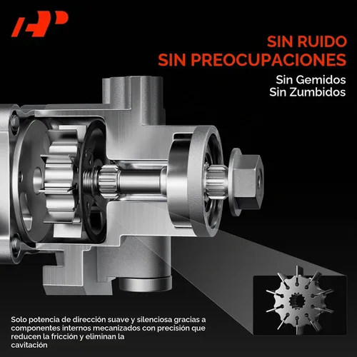 Vista 4 de Bomba de dirección asistida A-Premium, con polea y soporte Compatible con Nissan Altima 2007-2012, Maxima 2009-2014, Murano 2009-2014, motor de gas