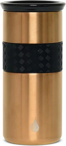 Vista 27 de Elemental Artisan Vaso Térmico Aislado, Taza de Viaje para Café de Triple Pared, Vaso Térmico de Café Reutilizable de Acero Inoxidable con Tapa