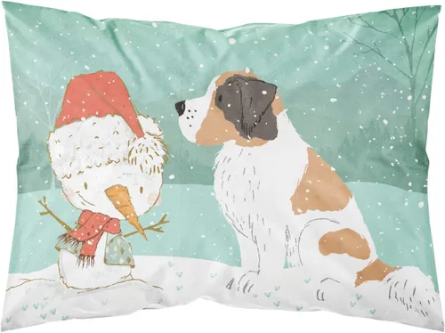 Vista 68 de Caroline's Treasures BB7625PILLOWCASE - Funda de almohada decorativa de tela con texto en inglés "Welcome Friends" Airedale Terrier estándar