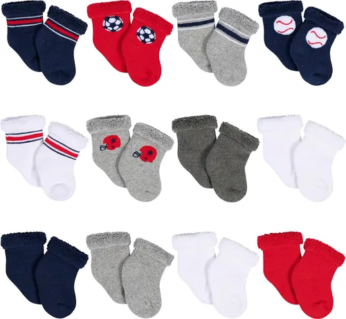 Vista 29 de Gerber Paquete de calcetines para bebé de 12 pares