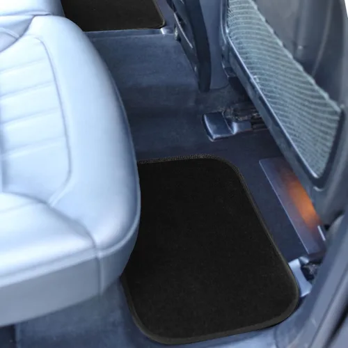 Vista 6 de FH Group Alfombrillas de ajuste universal para automóvil, alfombrillas multiusos y protectores para automóviles, SUV y camiones, alfombrillas Negro