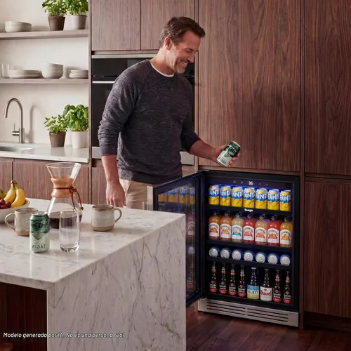 Vista 7 de Yeego Refrigerador de bebidas de 24 pulgadas - Refrigerador de bebidas