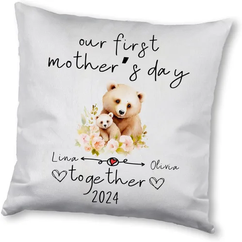 Vista 15 de Mother's Day Bear, Personalised Pillow Case Decor for Home, Present for Mom, Grandmother, for Her