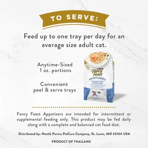 Vista 7 de Purina Fancy Feast Aperitivos Lamibles Sin Granos Complemento de Comida Húmeda para Gatos Aperitivo de Pescado Oceánico con Complemento de Comida