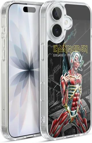 Vista 252 de Head Case Designs Funda de gel suave con licencia oficial de Iron Maiden Brave New World, compatible con Apple iPhone 7 Plus/iPhone 8 Plus Nuevo