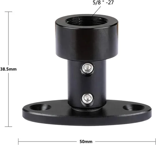 Vista 2 de CAMVATE Soporte de mesa/techo con rosca hembra de 5/8"-27 para micrófono - 1993