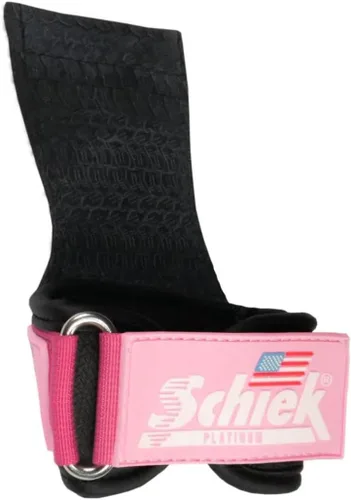Vista 14 de Schiek Sports Model 1907 Platinum Edition Ultimate Grips - Correas de levantamiento de pesas 3 en 1, muñequeras y almohadillas de agarre, control