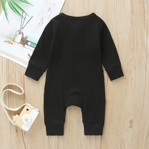 Vista 4 de Kuriozud Mameluco de una pieza para recién nacido, unisex, con botones, para bebé y niña