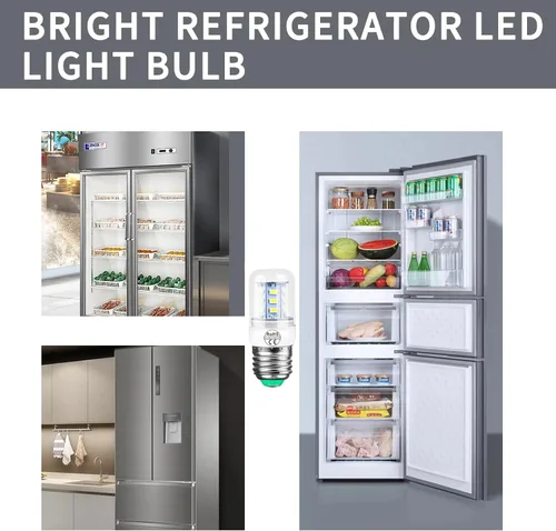 Vista 3 de Paquete de 2 bombillas LED D34L de repuesto para refrigerador de 3.5 W compatibles con congelador (110 V-240 V luz blanca) AP6278388 PS12364857