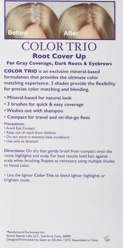 Vista 3 de Color Trio Root Cover Up, rubio oscuro