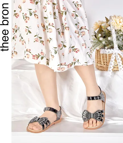 Vista 2 de THEE BRON Sandalias para niñas y zapatos de vestir de verano