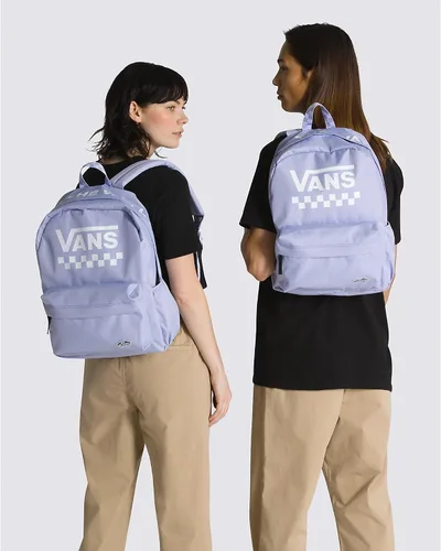Vista 4 de Vans Mochila Realm - Sintética, Tablero de ajedrez de lavanda dulce, Moderno