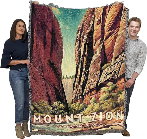 Vista 37 de Pure Country Weavers Manta del Parque Nacional Acadia, manta de tapiz de algodón para regalo, fabricada en los Estados Unidos, 72 x 54 pulgadas