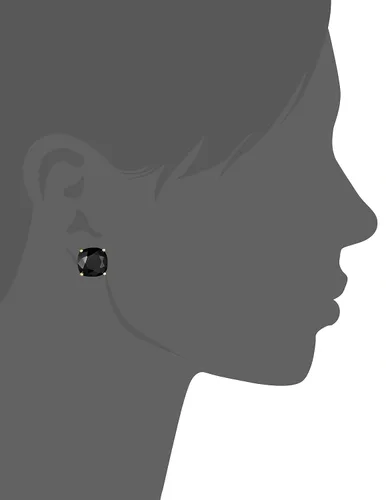 Vista 2 de Kate Spade New York "Essentials" aros colgantes con diseño de cuadrado pequeño