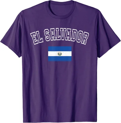 Vista 67 de Camiseta vintage con diseño de la bandera de El Salvador