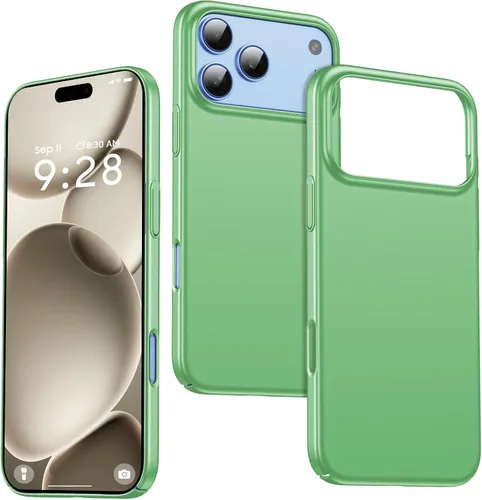 Vista 13 de GRECAZO Funda delgada para iPhone 16 Pro Max, ultra fina, color negro