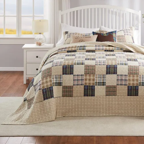 Vista 8 de Greenland Home - Juego de edredón Oxford de 2 piezas, individual, multicolor