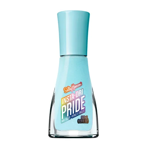 Vista 25 de Sally Hansen Insta-Dri Holo-Glow Esmalte de uñas de secado rápido, duración prolongada, brillo sin vetas Semi-opaco, con destellos 102 Lila
