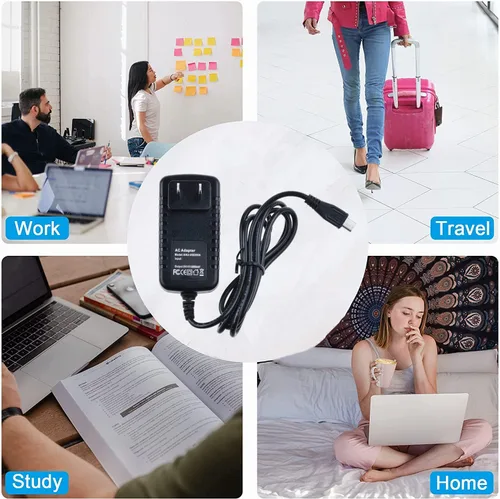 Vista 5 de Adaptador de cargador de pared Cable de alimentación para red VTECH KIDIZOOM DX2 SMARTWATCH