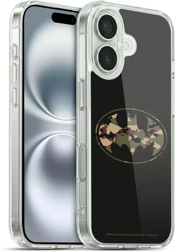 Vista 337 de Head Case Designs Funda de gel con licencia oficial de Batman DC Comics Bat Signal Logos [protección de grado militar] compatible con Apple iPhone 7