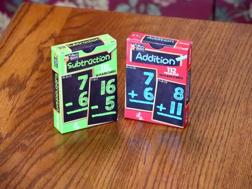Vista 6 de Tarjetas flash matemáticas de Regal Games para sumas y restas - 1er, 2do, 3er grado y más - Tarjetas flash matemáticas para niños