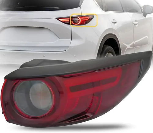 Vista 11 de ALLIGATOR AUTO LIGHTS Juego de luces traseras LED de repuesto para Mazda CX5 2017-2021 con bombillas, lados izquierdo y derecho, cumple con DOT/SAE