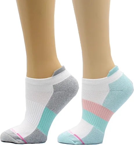 Vista 50 de Dr. Motion Calcetines de compresión de corte bajo para mujer, paquete de 2
