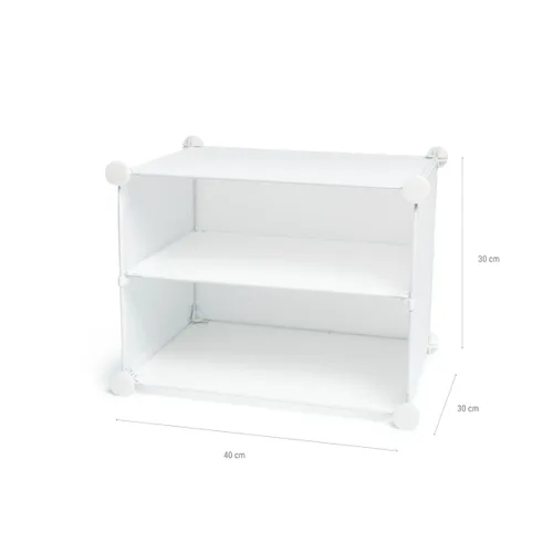 Vista 14 de Zapatero Modular Portátil InnovaGoods Blanco