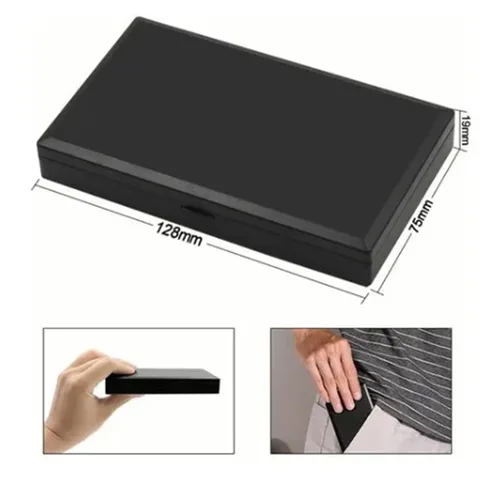 Vista 4 de Mini báscula digital de bolsillo, báscula de bolsillo de precisión con peso de calibración de 3.53 oz, 7.05 oz x 0.00 oz, báscula digital de gramos