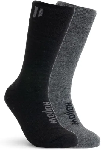 Vista 7 de HOLLOW Calcetines para botas de alpaca para hombres y mujeres, caza, senderismo, ciclismo, al aire libre, diseñados para comodidad y rendimiento