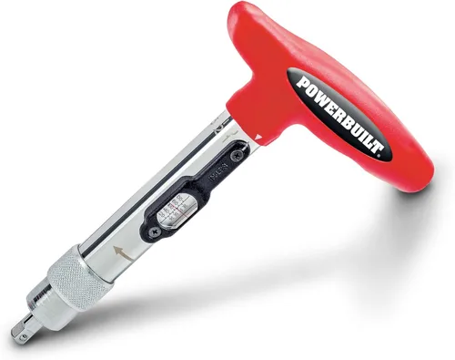 Vista 9 de Powerbuilt Llave dinamométrica de transmisión de 1/2 pulgada con viga deflectora, rango de torque exacto de 20 a 220 libras-pie, medición precisa