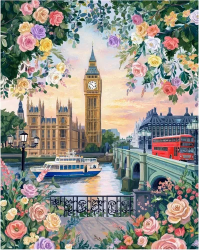 Vista 3 de Springbok Paris Romance - Rompecabezas de 500 piezas para adultos