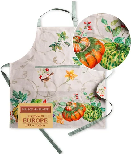 Vista 137 de Maison d' Hermine Delantales para mujer con bolsillo, 100% algodón (27.50 x 31.50 pulgadas)