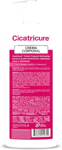 Vista 2 de Cicatricure Crema antiestrías, 13.6 onzas líquidas, hidratante de cuerpo entero para todos los tonos de piel