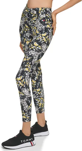 Vista 2 de Tommy Hilfiger Leggings de compresión con bolsillos interiores para mujer