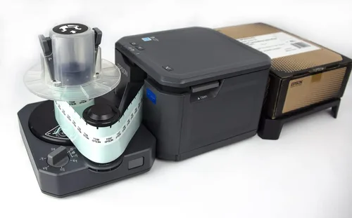 Vista 5 de LABELWORKS Epson RW001 L-Z - Rebobinadora de cinta a granel, accesorio para rebobinadora de impresora, compatible con impresoras Epson Serie Z
