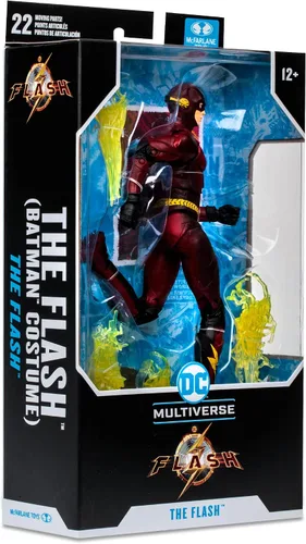 Vista 9 de McFarlane - DC Multiverse - Figura de acción de la película Flash de 7 pulgadas - El disfraz de Batman Flash