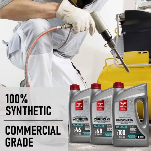 Vista 7 de TRIAX Kompressor MV 46 SAE 20, Aceite para Compresor de Aire Completamente Sintético, Multi-Vis para Rotativo, de Paletas, de Tornillo